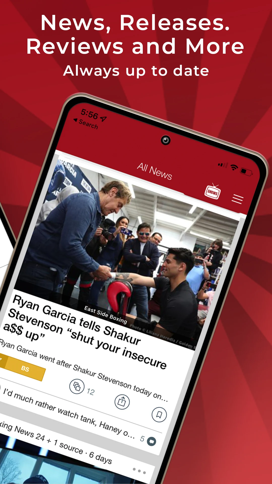 Boxing News, Videos & Schedule screenshot